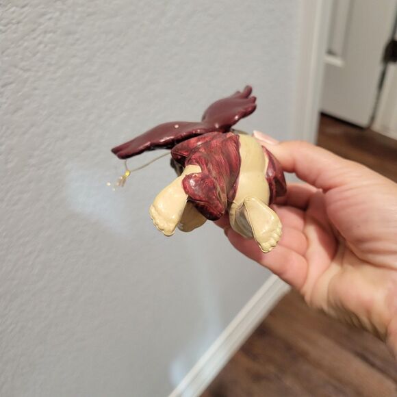 Vintage Cherub  6" Italy Putti Fontanini Style Ornament Molded Plastic Mandolin - Picture 7 of 11